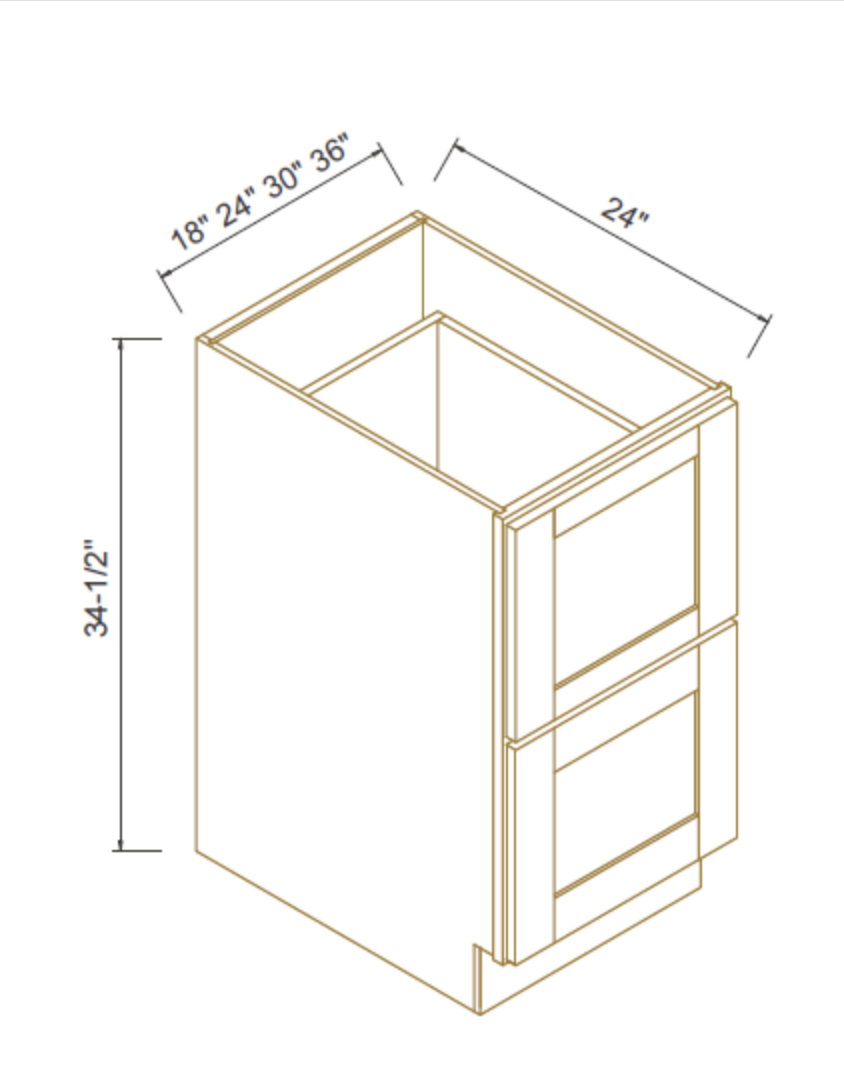 Two Drawer Base Two Drawer Base